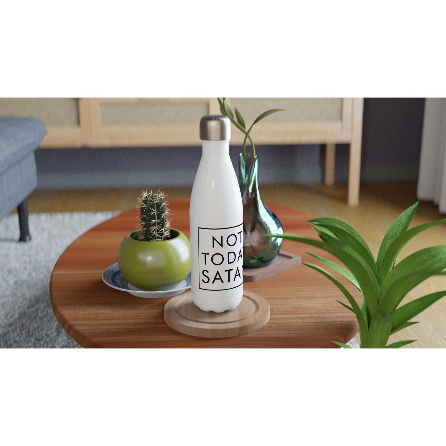 Not Today Satan White 15oz Ceramic Mug